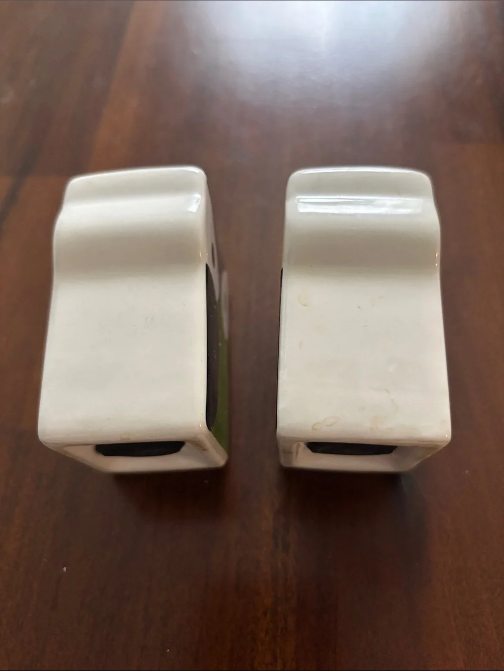 Orla Kiely Ceramic Owl Blue and Green Salt and Pepper Shakers